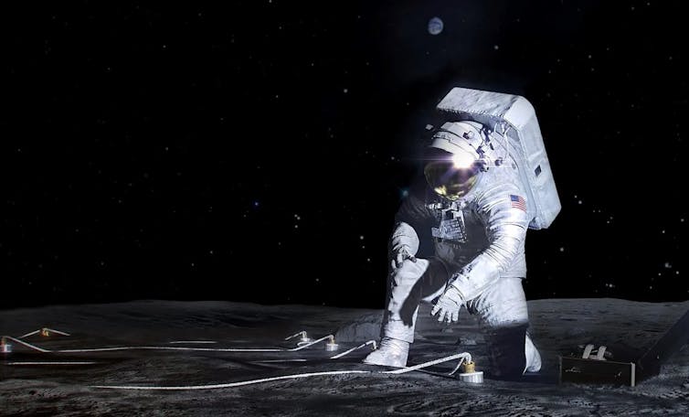 Astronauta na Lua