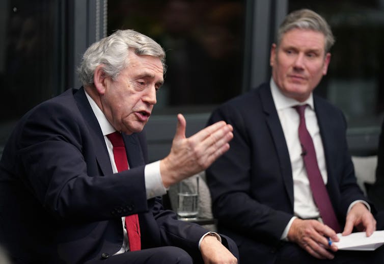 Gordon Brown e Keir Starmer