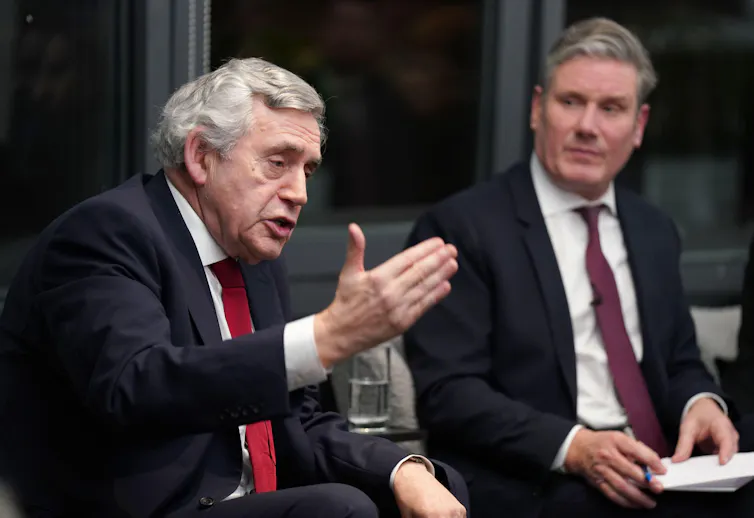 Gordon Brown and Keir Starmer