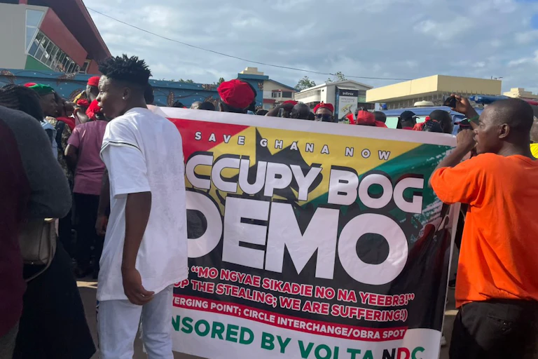 A group of protesters