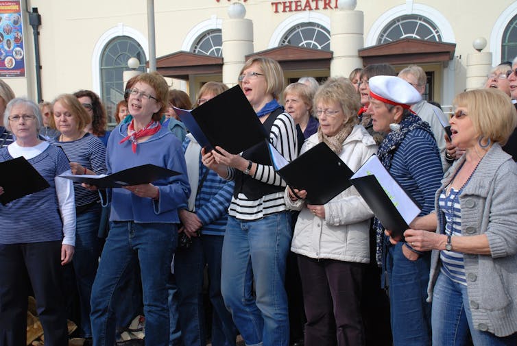A community choir.