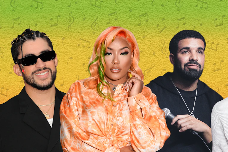 Bad Bunny, Stefflon Don, Drake and Justin Bieber