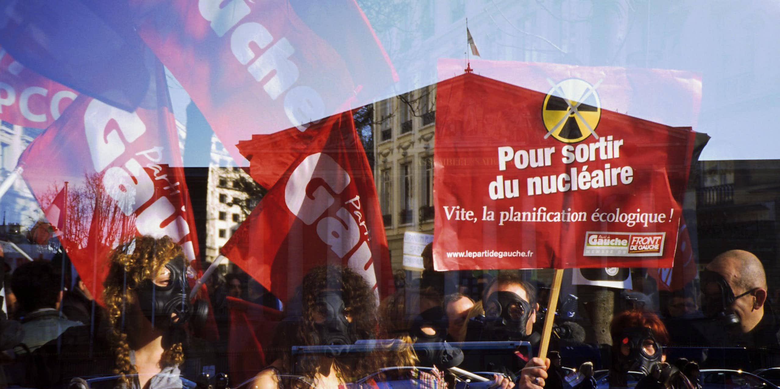 Manifestation antinucléaire en 2011. 