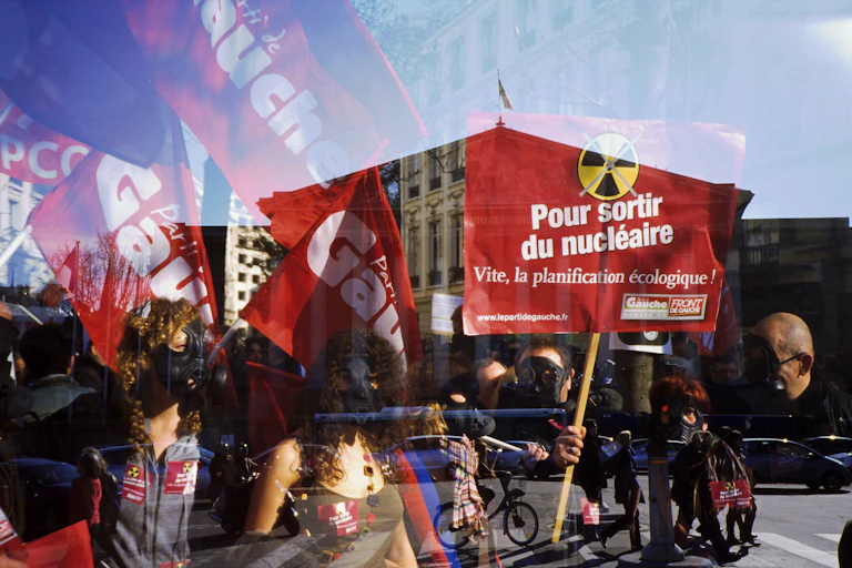 Manifestation antinucléaire en 2011.