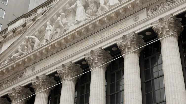 Front of the New York Stock Exchange building