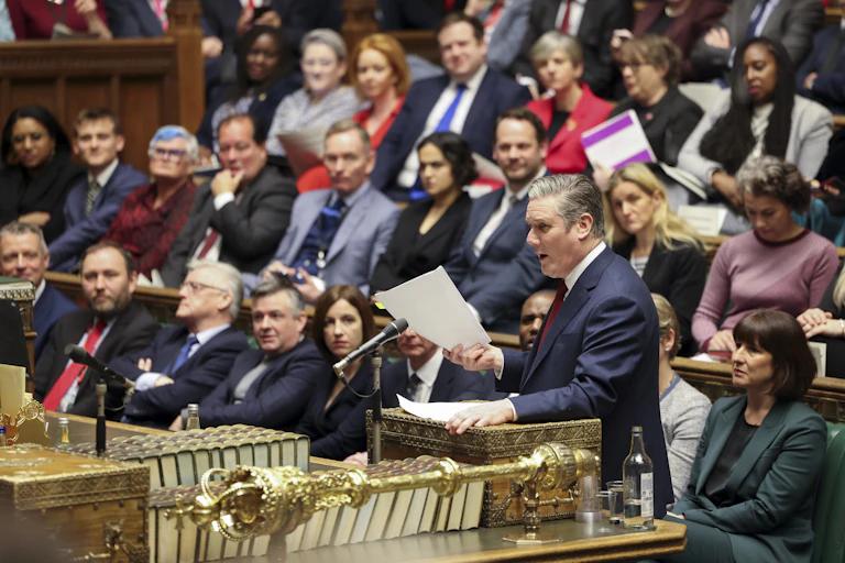 An interior shot of the House of Commons.