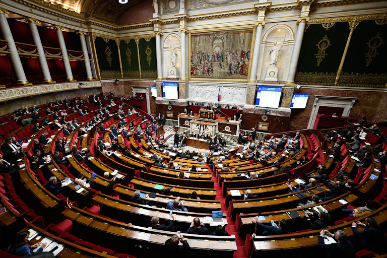 Vue de l'Assemblée nationale.