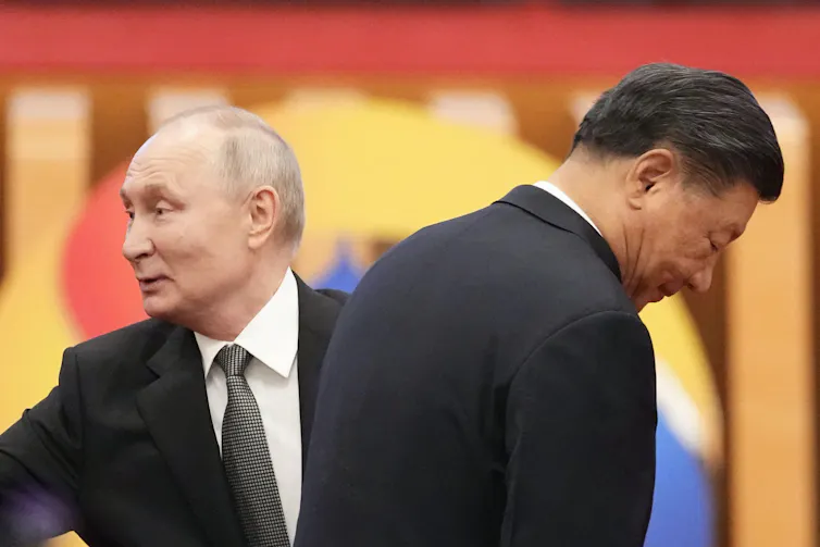 Vladimir Putin and Xi Jinping
