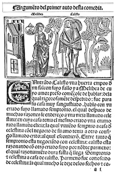 Primera edición de Fernando de Rojas, _La Celestina_ o _Comedia de Calisto y Melibea_. Burgos, 1499.