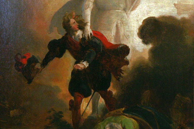 'Don Juan y la estatua del Comendador', de Alexandre-Évariste Fragonard.