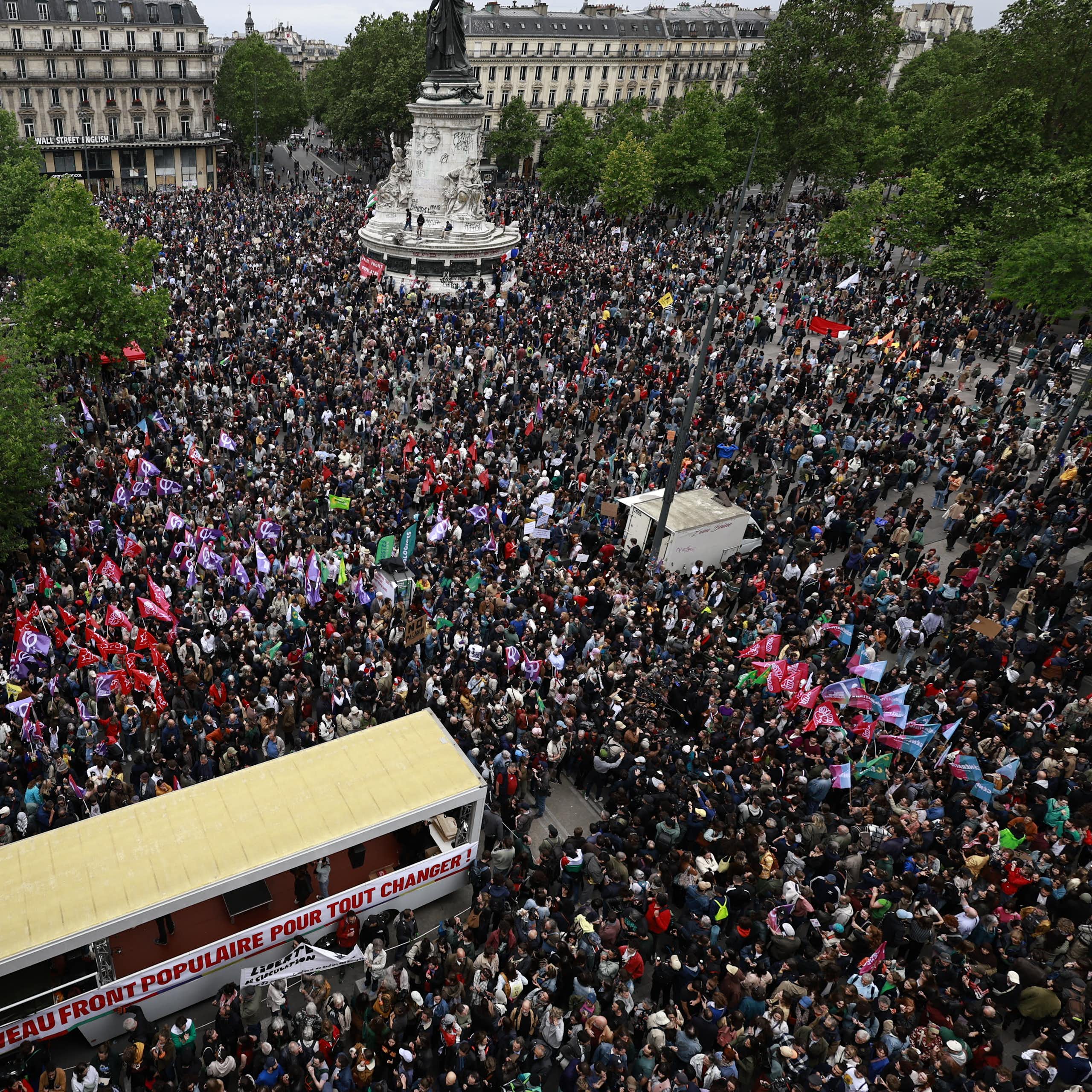 Les mots de la contestation dans la manifestation « contre l’extrême droite » du 15 juin 2024