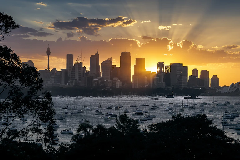 Sunrise over Sydney