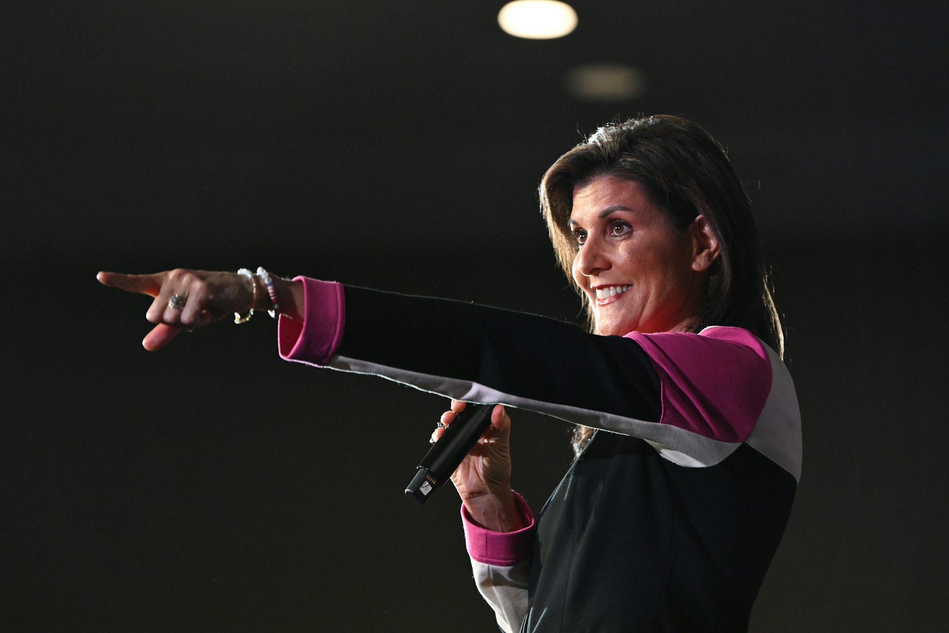 Nikki Haley on the campaign trail.