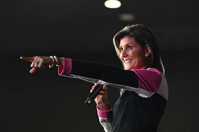 Nikki Haley on the campaign trail.