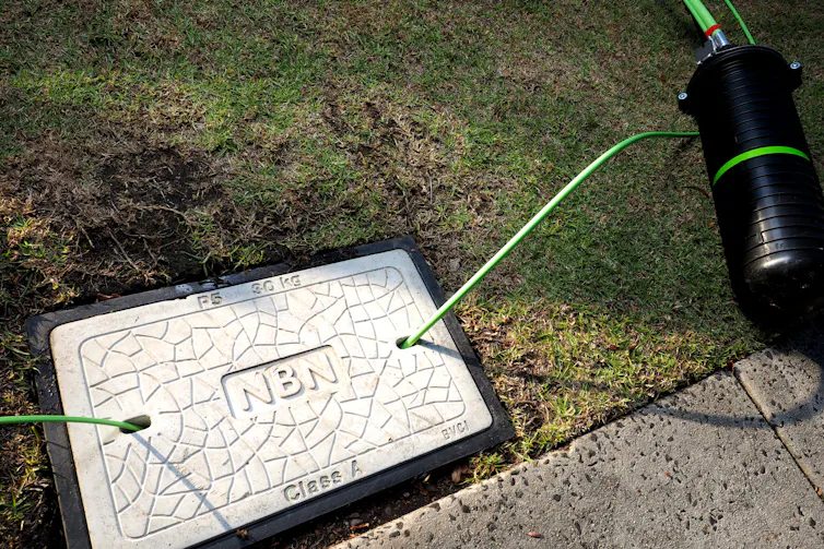 fiber optic internet cable outside home