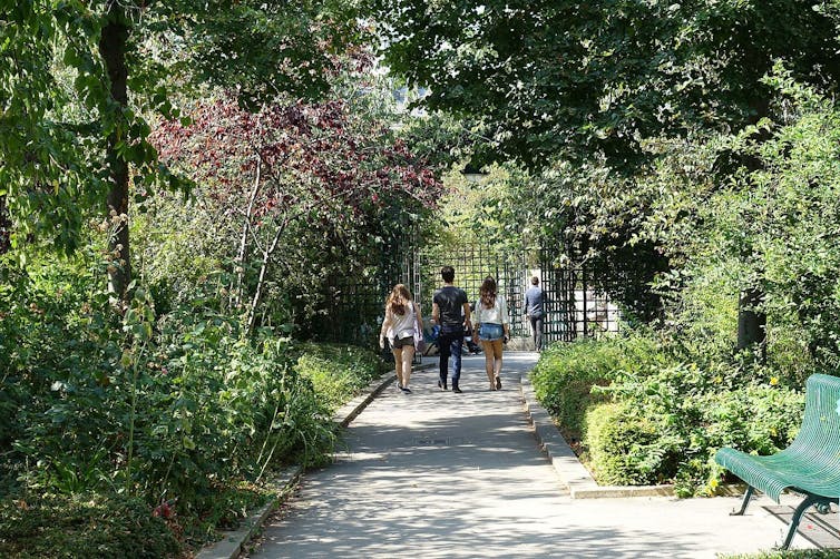 Photo de la coulée verte René Dumont, à Paris