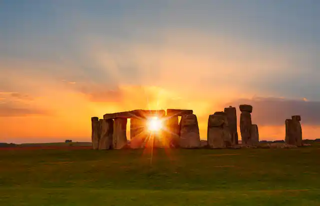 Stonehenge at sunset