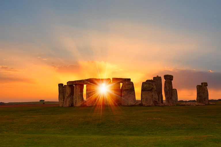 Stonehenge at sunset