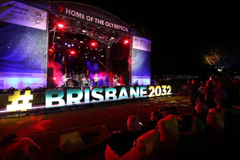 Brisbane sports fans celebrate the 2032 games announcement