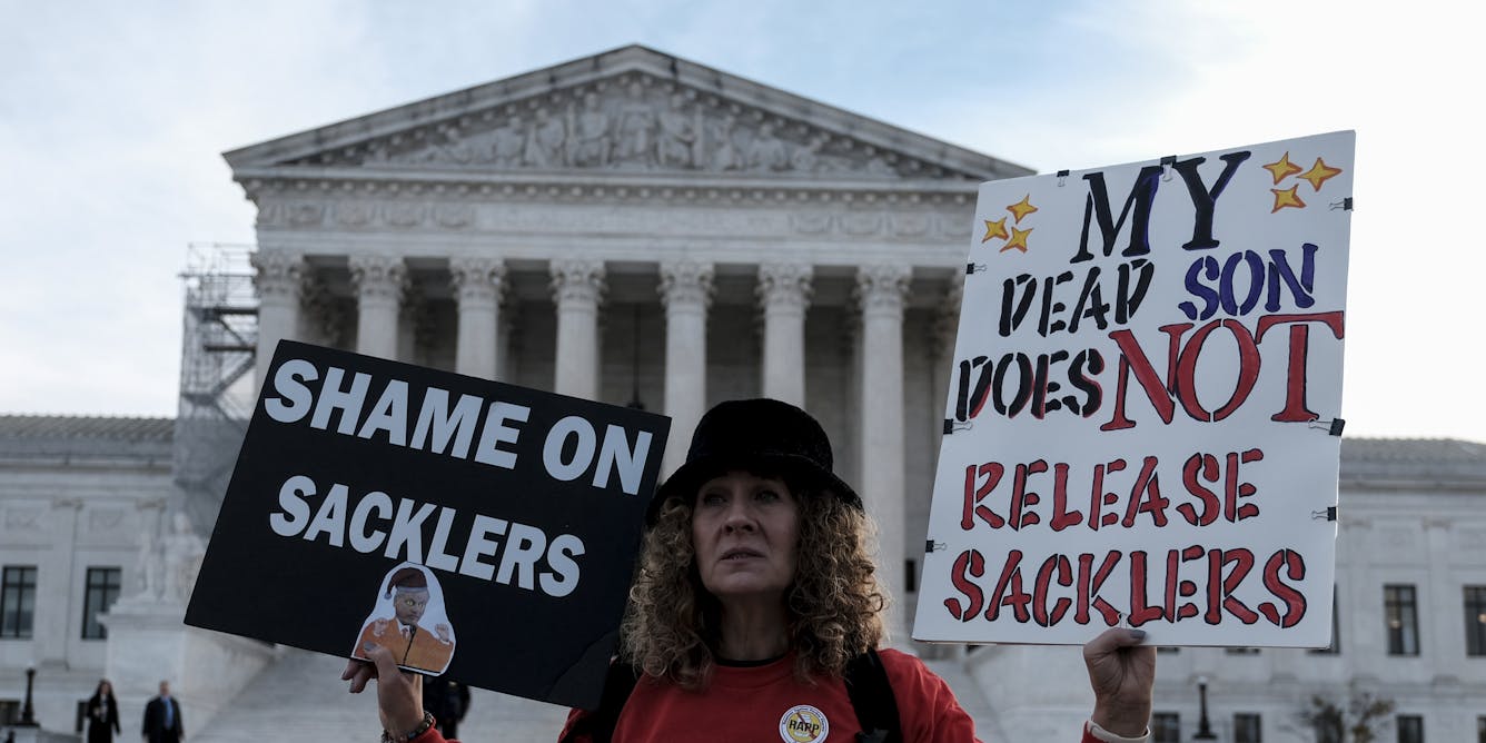 Supreme Court rejects settlement with OxyContin maker Purdue Pharma over legal protections for the Sackler family that owned the company