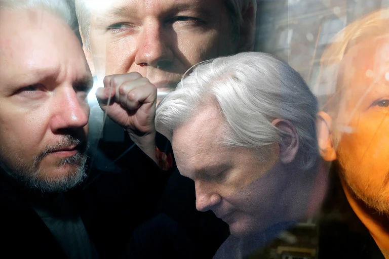 A montage of four faces of the same man