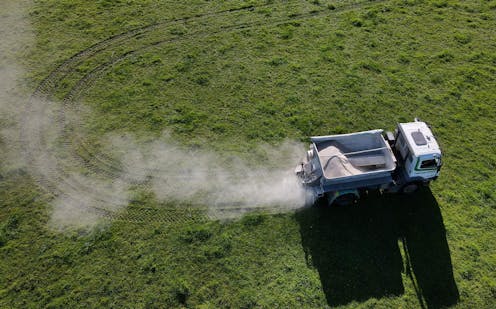 Gaps in reporting of nitrogen fertiliser use on farms leave an incomplete picture of impacts on water quality