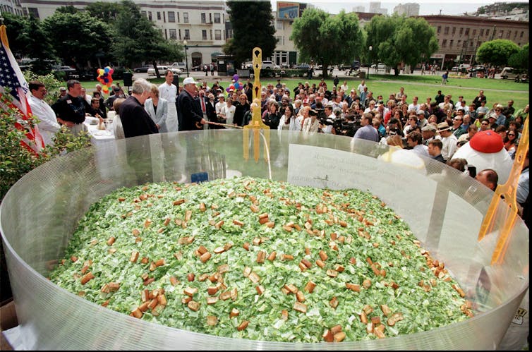 A giant salad