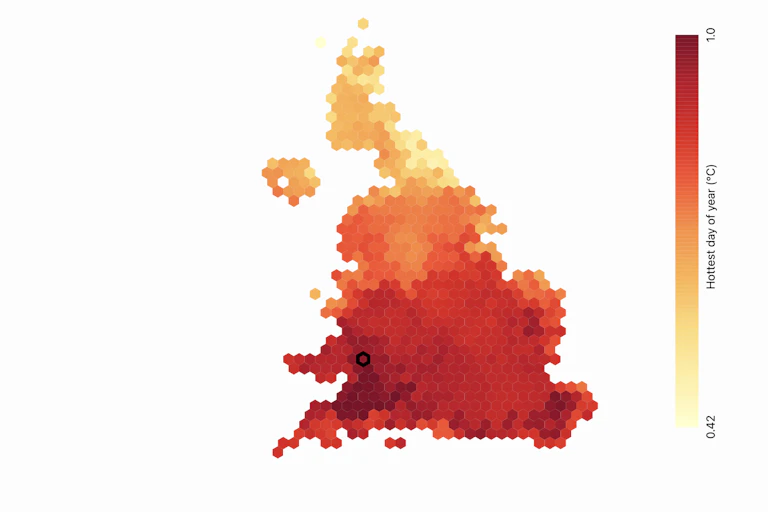 Hexmap of UK constituencies