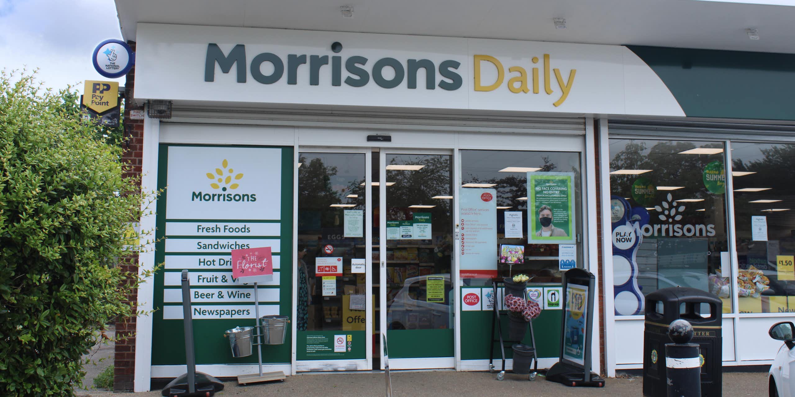 The front of a Morrisons Daily store