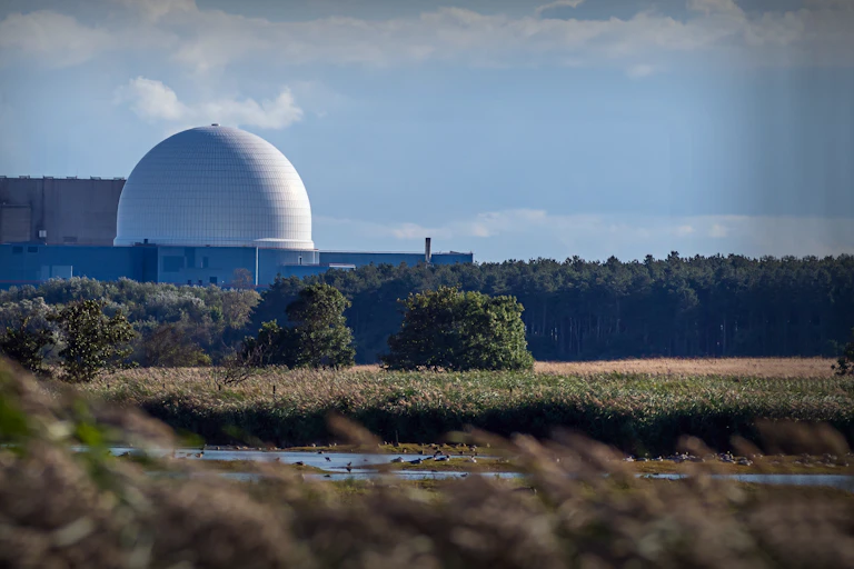 Nuclear pwoer plant exterior