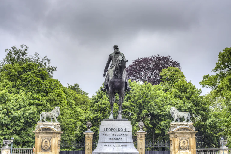 Stautue of KIng Peopold II of Belgium in Brussels