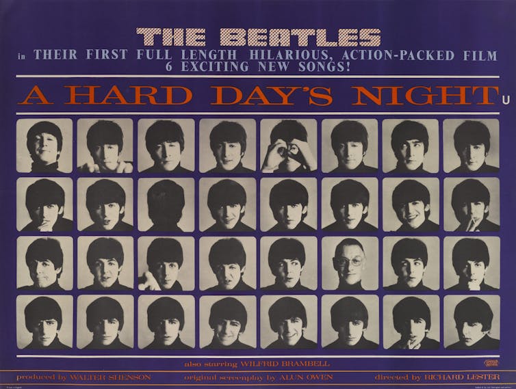A Hard Day's Night movie poster