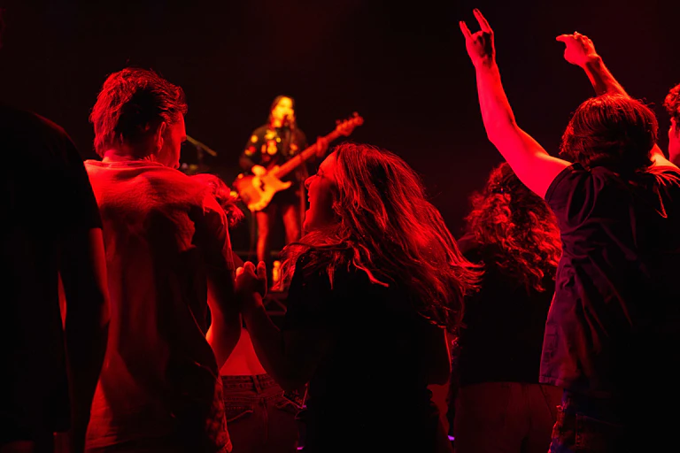 A mosh pit