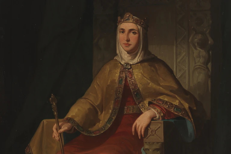 Retrato de Doña Sancha, reina de León, por Joaquín Gutiérrez de la Vega.