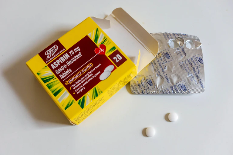 A box of aspirin