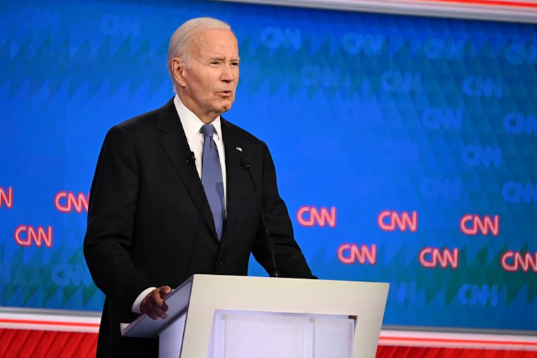Joe Biden during the CNN debate.
