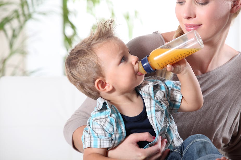 when can babies drink water and juice