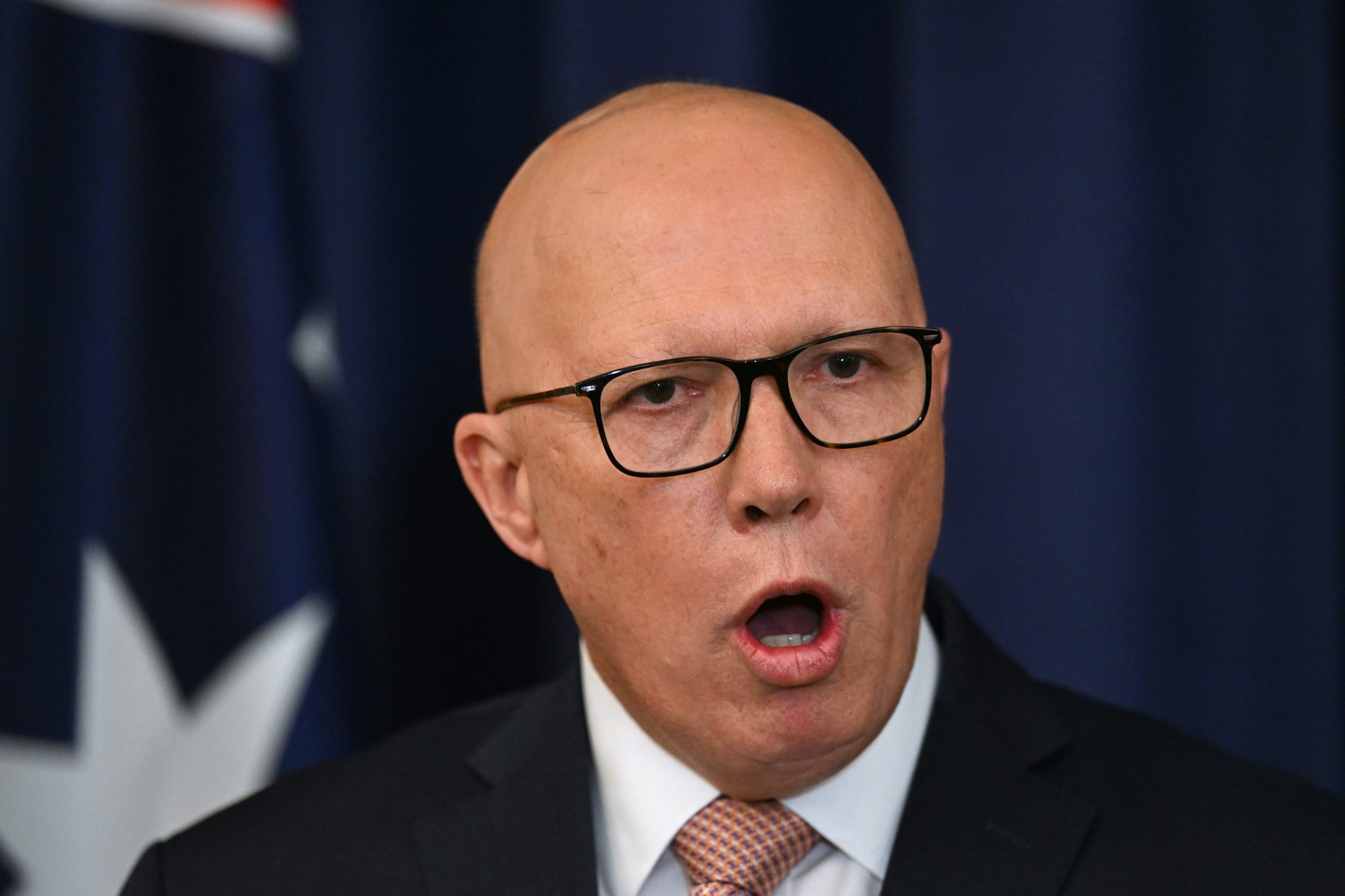 headshot of man talking