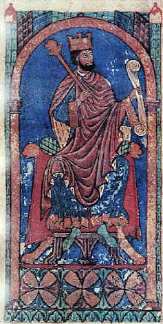 Miniatura de Alfonso VII, el 'Emperador'.