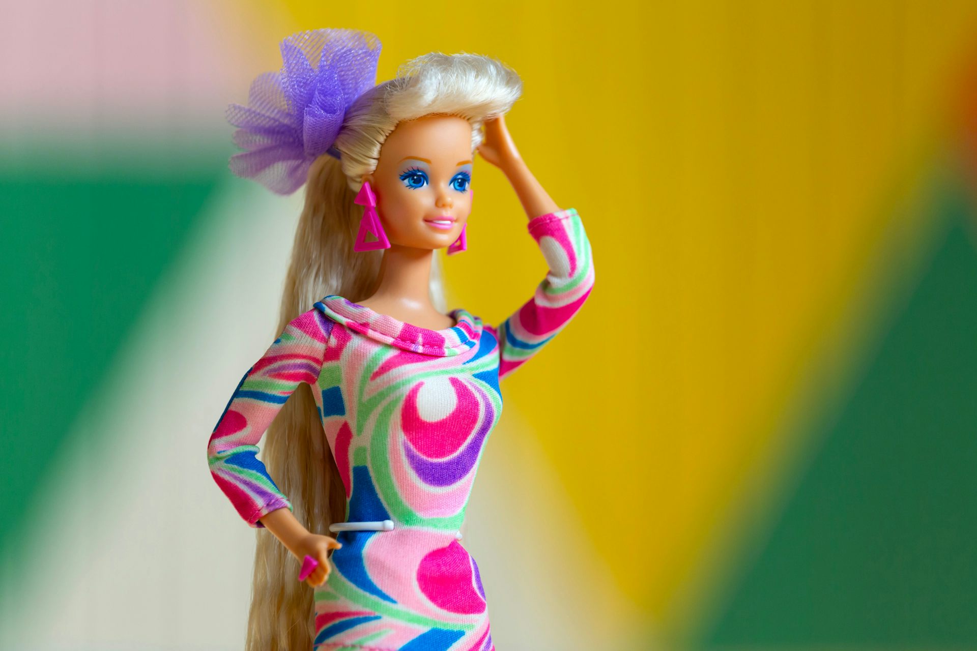 knee length dresses for ladies Barbie Fashionistas Doll Long Brunette Hair Wearing Orange Dress  Square  Imports