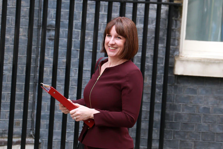 UK chancellor Rachel Reeves in Downing Street