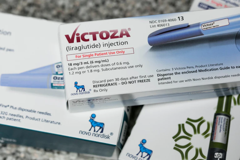 A box containing the drug Victoza
