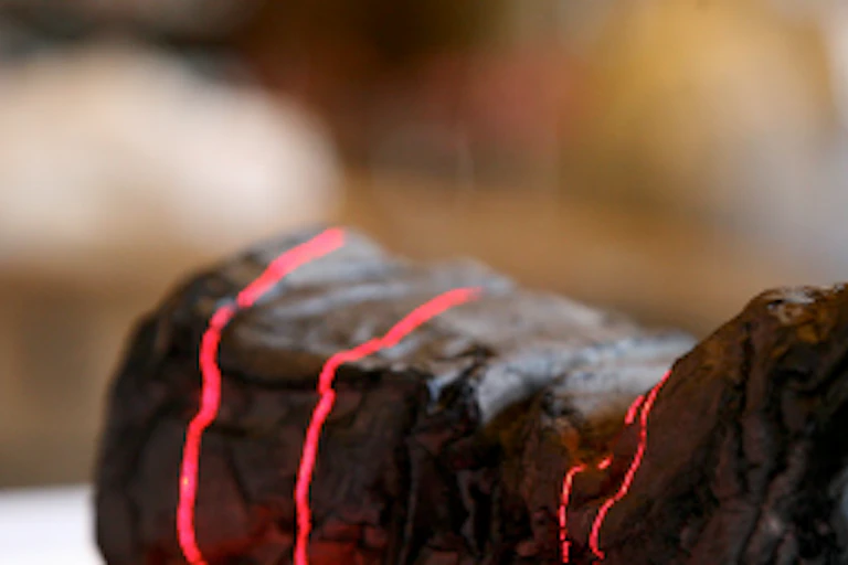 A carbonised scroll