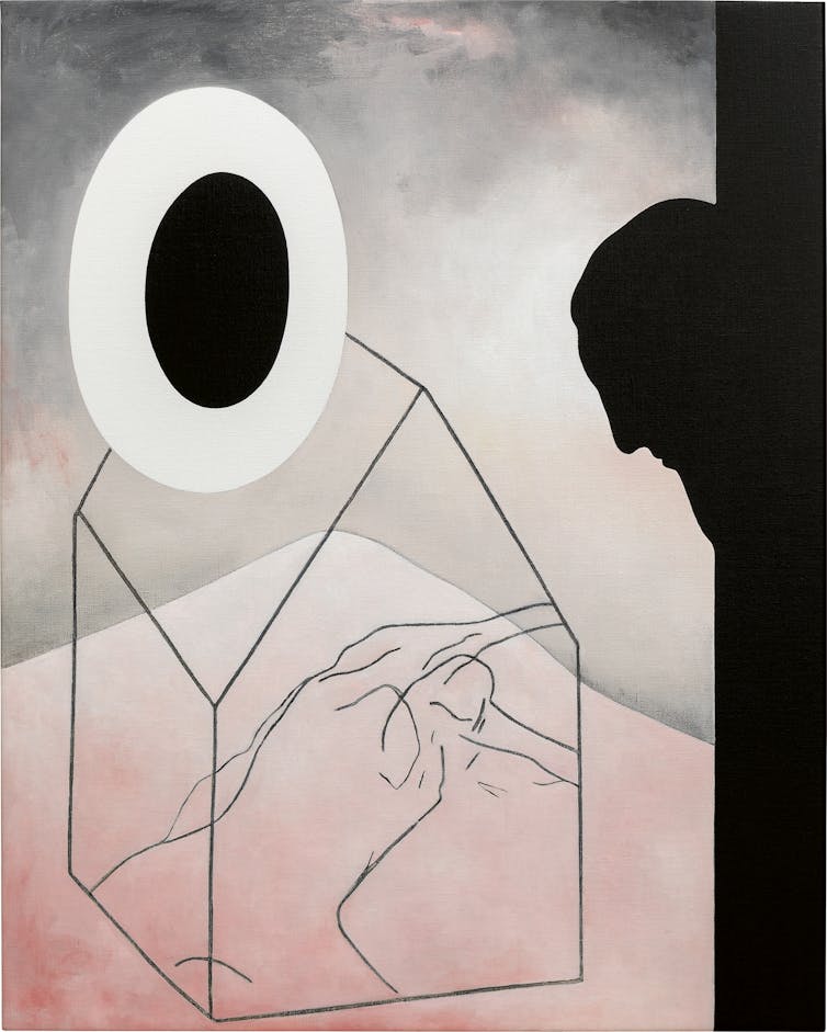how artist Brent Harris captures the intensity of emotion beneath humour how artist Brent Harris captures the intensity of emotion beneath humour