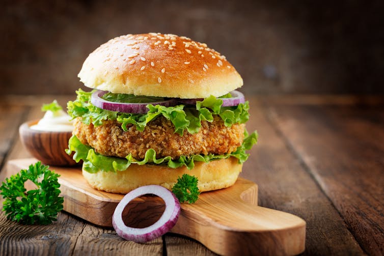 chicken burger