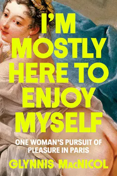 Book cover of I'm Mostly Here to Enjoy Myself