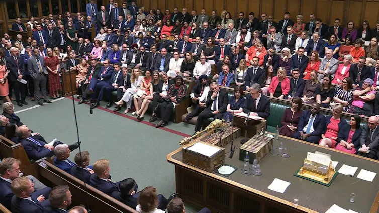 Full House of Commons chamber