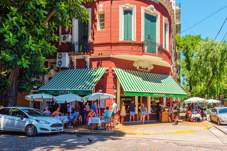 exterior of Don Julio steakhouse in Buenos Aires