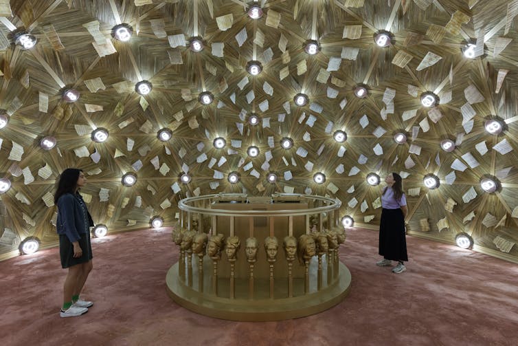 Huge light installation