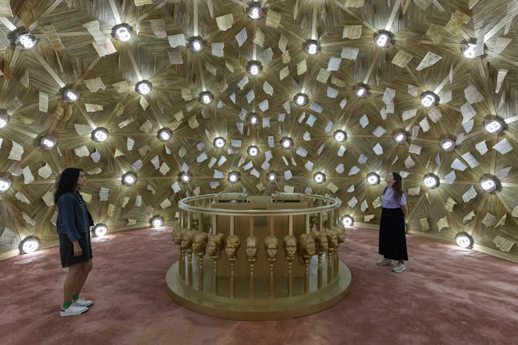 Huge light installation
